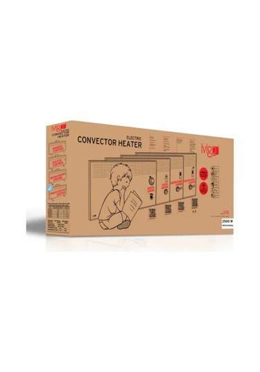 İvigo Epk4590e20w Dijital Profesyonel Konvektör 2000 Watt Beyaz Wifi