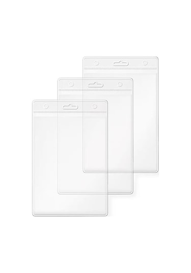 Mapi Kart Poşeti Dikey 120x165mm Şeffaf - 5 Adet