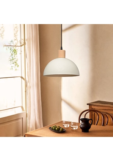 Homing Nuuq Ahşap Detaylı Sarkıt 241895 KREM RENK