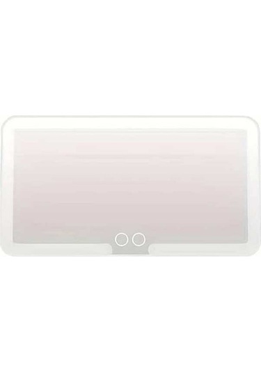 Fastbuy Dream011 Beyaz Çift Düğmeli 1 Karat Led Işıklı Araç Aynası, 3 Modlu Aydınlatma, Dokunmatik Beyaz Beyaz