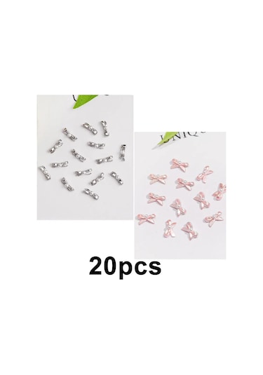 20 Adet/torba Kiraz Aolly Tırnak Charms Kırmızı/pembe Rhinestones Kiraz Nail Art Kristal Taşlar Parlak Metal Zirkon Kiraz Tırnak Sanat Dekoru & Y Gökyüzü Mavi