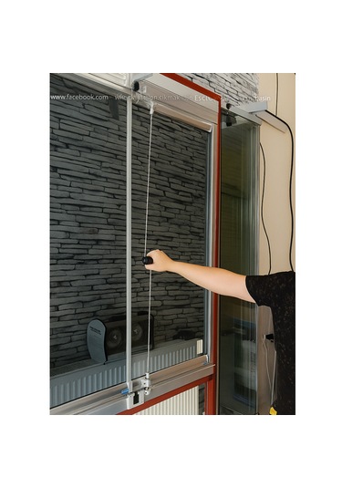 Ayrıntıshop Cam Balkon Açılır Kapılarda Çevir Aç Aparatı Siyah 1 Adet