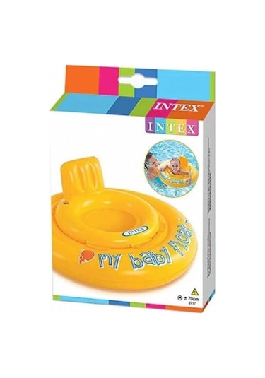 56585 - Intex - Sarı Bebek Simidi 70cm Sarı