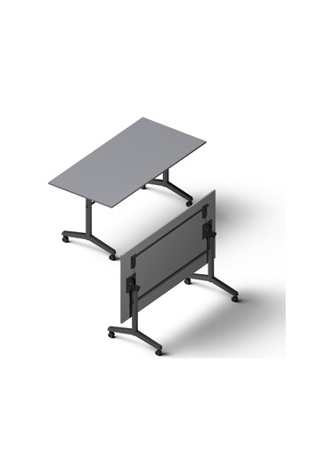 Api Design Katlanabilir Seminer Masası Siyah