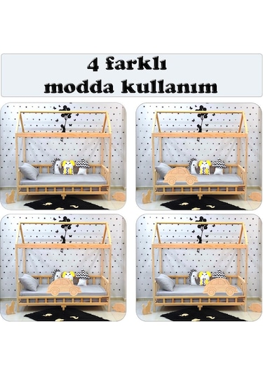 Markaawm Markaawm Montessori Yatak Luxury Arabalı Çocuk Karyola