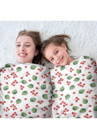 Noel Desenli 47 İnç Yuvarlak Flanel Battaniye, Yetişkin Ve Çocuk İçin, Yumuşak, Rahat Ve Hafif Noel Yemiş Yaprağı