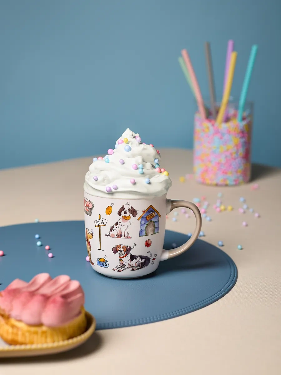 Lefard Çay Ve Kahve İçin Porselen Kupa "veselkiye Druzy" 400 Ml 314614828 Beyaz