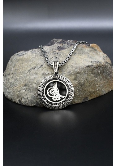 Osmanlı Tuğralı Grek Desenli 925 Ayar Gümüş Kral Zincir 2mm 902416 Gümüş