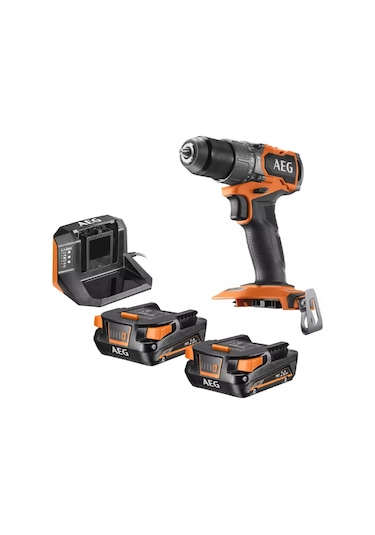 Aeg BSB 18SBL2-202C 2 x 2.0 Ah Sarjlı Darbeli Matkap 4935480058