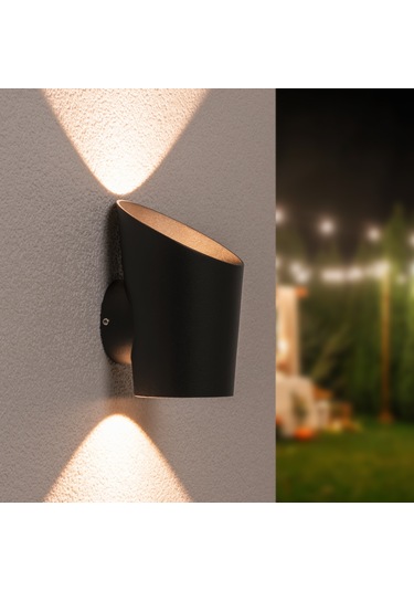 Ip Duvar Apliği Dekoratif Açık Dış Alan Mekan Lamba Aydınlatma Işık Su Geçirmez Bahçe Led Modern Doğal Beyaz A-ıpd-5165 Beyaz