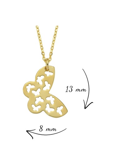 Kelebek Altın Kolye Ucu As1420Gkl Altınsepeti