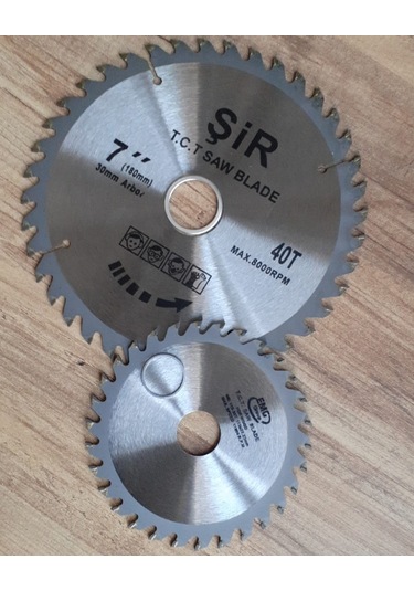 180 MM ve 115 MM Ahşap Sunta Kesme Diski Elmaslı Turbo Kesici