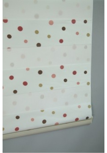 Asyhome Kahve Puanlı Zebra Perde