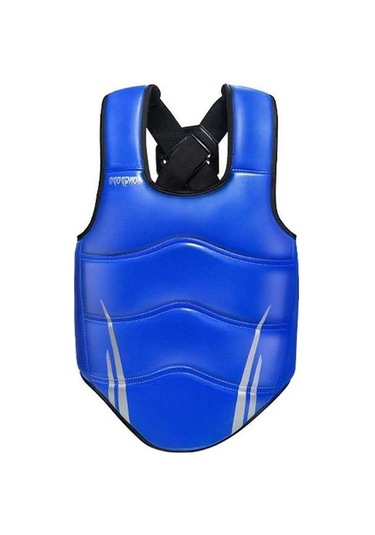 Pazly Suntek Karate Göğüs Koruyucu Elastik Boks Sporu S-mavi Mavi Mavi