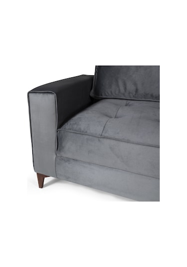 Cosmo Üçlü Koltuk Açık Gri