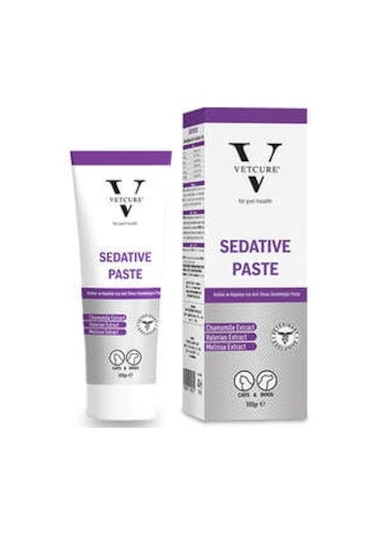 Vetcure Sedative Kedi Ve Köpek Anksiyete Ve Stres Davranış Sorunları Destekleyici Paste 100 Gr