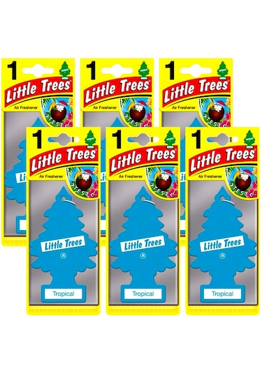 Little Trees Tropikal Aromalı Asma Oto Kokusu 6 Adet