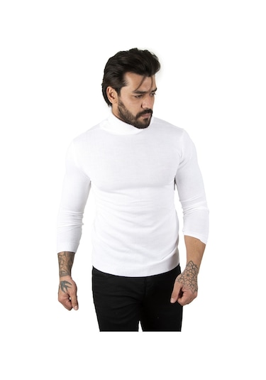 DeepSEA Beyaz Balıkçı Yaka Beyaz Düz Kazak 2002292 Beyaz DeepSEA Beyaz Balıkçı Yaka Beyaz Düz Kazak 2002292 Beyaz