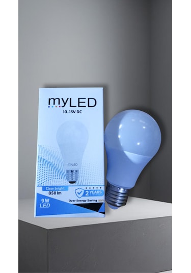 Myled 12v 9w E27 Beyaz Led Ampul 20 Adet