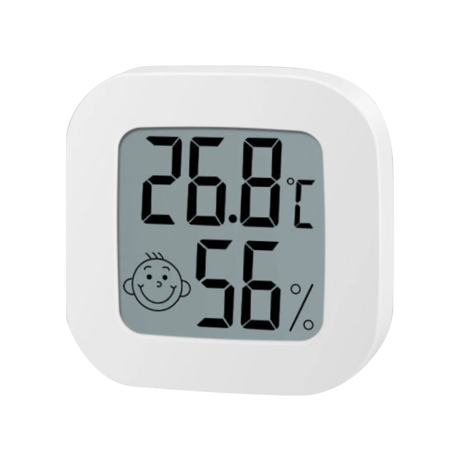 Skycity Ev İçin Dijital Sıcaklık Ve Nem Ölçer - Bebek Odası İçin Hassas Algılayıcı - Canlı İzleme Ve Duygu İkonlu Ekran