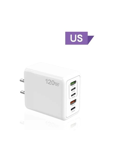 Henruisi120w Usb Tip C 5 Port Hızlı Şarj Aleti İphone Uyumlu 16/samsung/xiaomi/huawei Dedistribütör Garantili
