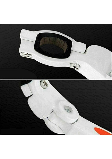 Pazly White Heavy Duty Adjustable Mountain Bike Bicycle Rim Spoke Side Rear Kick Stand White Beyaz