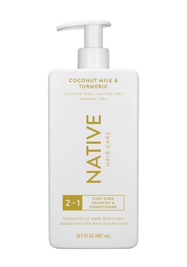 Native Coconut Milk & Turmeric 2in1 Bukle Belirginleştirici Şampuan 487ml Tüm Saçlar