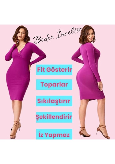 Tezzgelsin Kadın Yüksek Bel Basen Toparlayıcı Korse Siyah