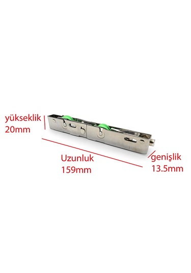 Ayrıntıshop Sürgülü Sürme Pencere Cam Balkon Eşikli Alt Teker Krom