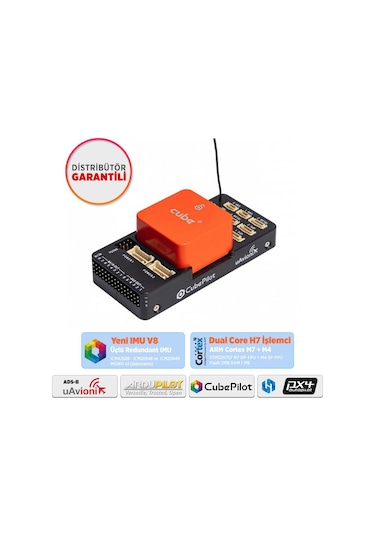 Pixhawk The Cube Orange+ (IMU V8) Standard Set Otopilot Sistemi (ADS-B Carrier Board) - ( Distribütör Garantili )