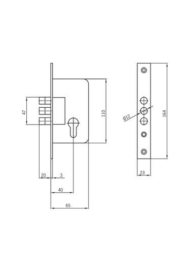 İto Kilit 261/fk 3 Dilli, 2 Turlu Fiam Emniyet Kilitleri