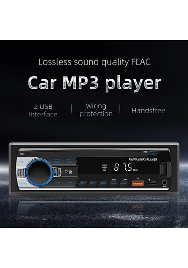 Novahub Çok İşlevli Araba Mp3 Çalar, Otomatik Mp3 Çalma, Fm Radyo, Bluetooth 5.1, Kolay Kurulum
