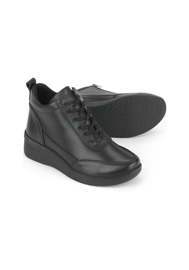 Ziya, Kadın Hakiki Deri Bot 153359z375 Siyah 153359z375 000 Siyah