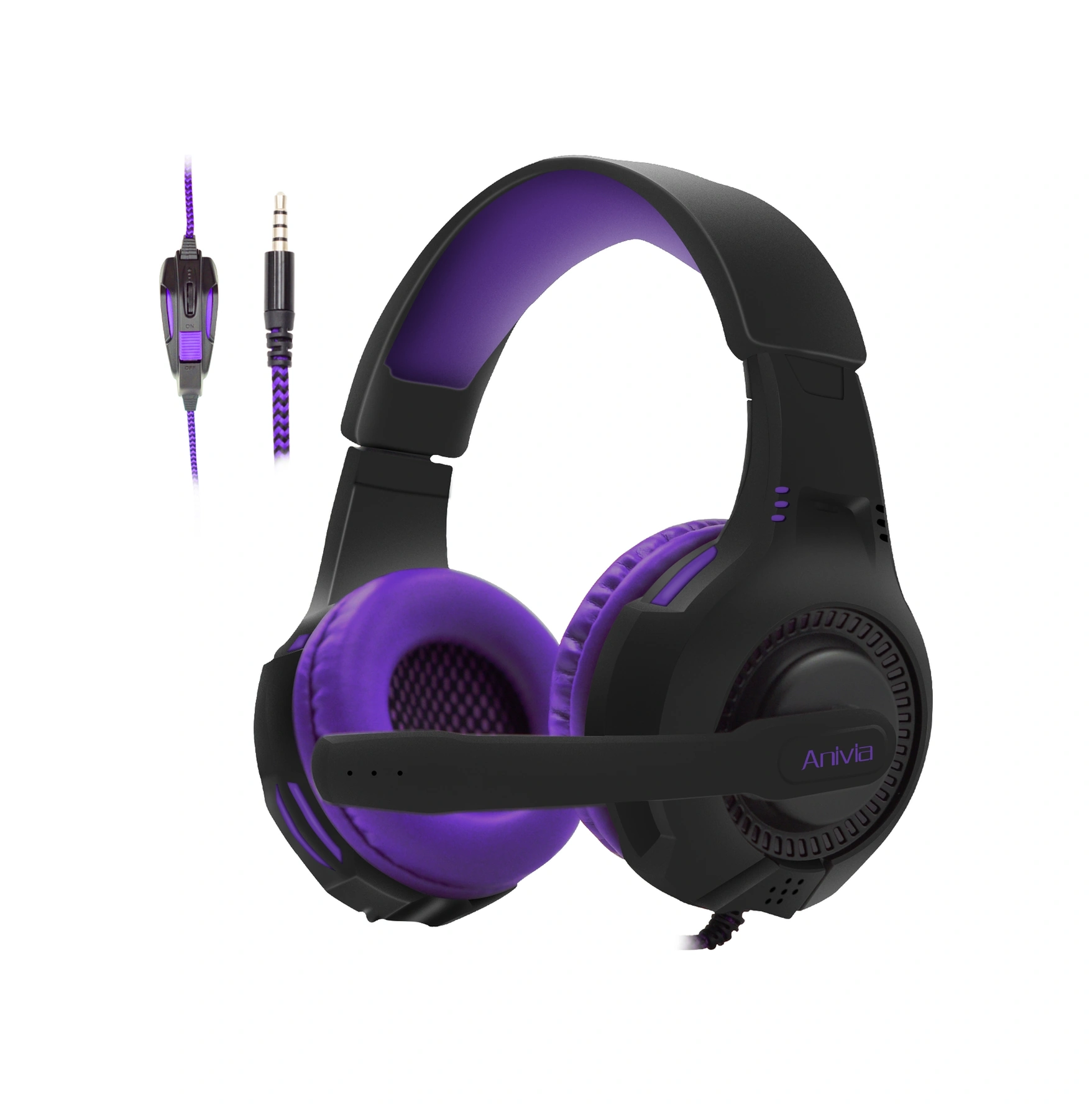 Sones Sades Ah-68 3,5 Mm Fişli Kablolu E-spor Oyun Kulaklığı, Geri Çekilebilir Mikrofon, Kablo Uzunluğu: 2 M