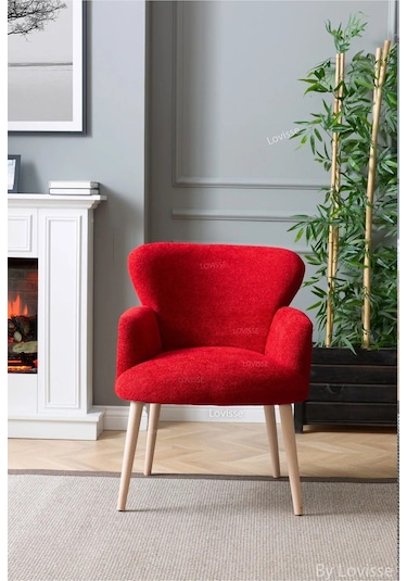 Venqm Teddy Berjer , Salon, Balkon, Ofis Kırmızı