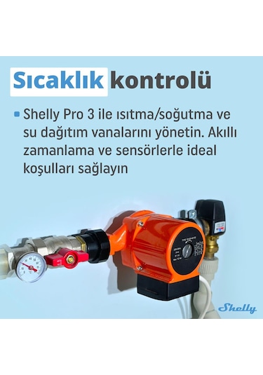 Shelly Pro 3 Dın Ray 3 Kanal Akıllı Röle