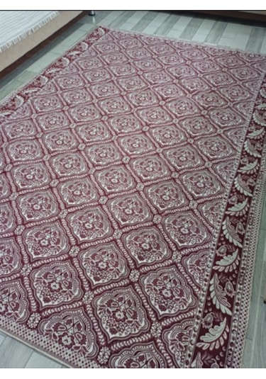Savan Dokuma Halı Örtüsü 4m² 170 240 Kale Bordo4 Bordo