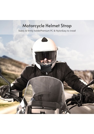 Tenfowee Aksiyon Kamera Ve Telefon Kılıfı İçin Kask Montaj Tutucu - Gopro, Djı, Akaso Uyumlu