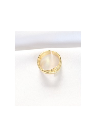 Kalın Gold Renk Ayarlanabilir Yüzük - Tj-byk3103 Gold