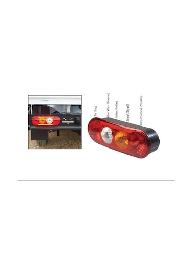 STOP LAMBASI KABLOLU KOMPLE R/L YM.V347 TRANSIT KAMYONET