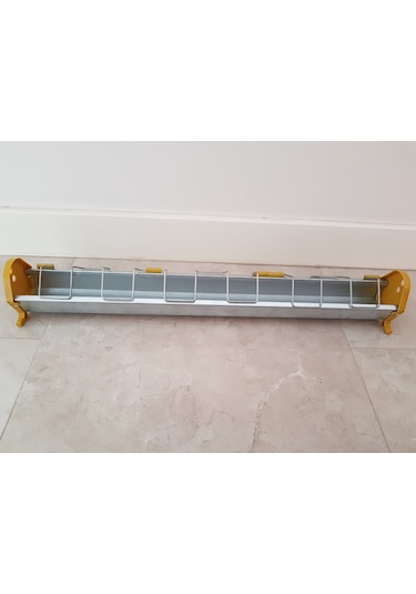 Güvercin Civciv Metal Galvaniz Yemlik 75 Cm 2  Adet
