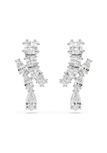 5700418 Swarovski Küpe Matrıx:pe Whı/rhs Metalik