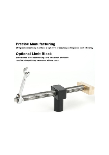 Dancemonkey Ahşap İşleri Mengesi - 20mm Delikli, Güçlü Sıkma, Hızlı Kilitleme