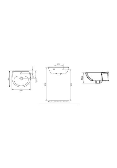 36x45 Oval Lavabo Turavit Diğer