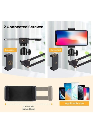 Üst Video Standı, Cep Telefonu İçin Esnek