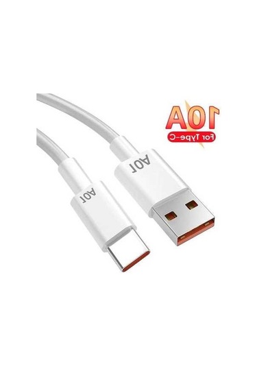 Besthome1 120w 10a Usb Tip C Hızlı Şarj Kablosu Huawei P40/xiaomi/samsung Uyumlu Süper Şarj & Veri Aktarımwhıte0.75 M