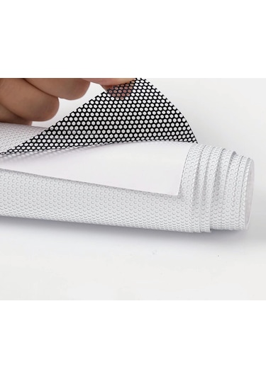 Hakel_Reklam Kendinden Yapışkanlı Delikli Folyo 107Cm X 1M Delikli Cam Filmi