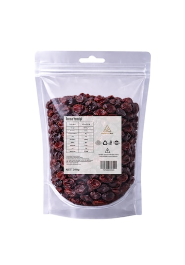 Natutea Turna Yemişi Cranberry 200 G Kuru Meyve 200 G