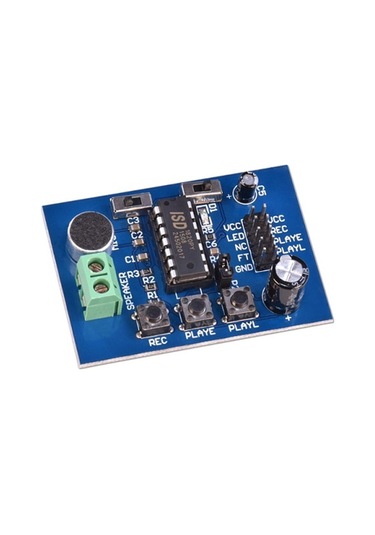 Isd1820 Ses Kayıt Ve Çalma Modülü +  Hoparlör
