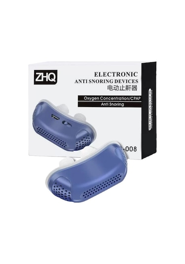 Hallow Elektrikli Horlama Önleyici Cihaz Mavi